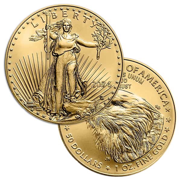 2024 Gold American Eagle Coin - 1 Troy Ounce, 22k Purity